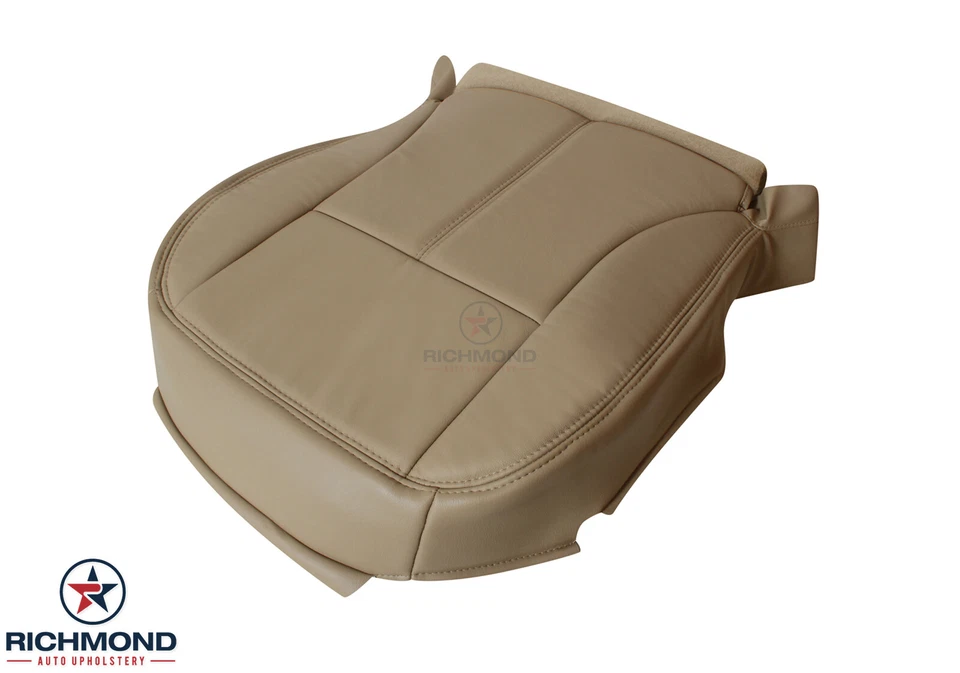 GMC Canyon SLT Z71 2009 2010 Sport Z85-lado del conductor parte inferior cuero cubierta de asiento tostado Foto 4 de 4