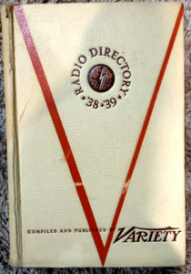 Radio Directory 38-39 Compiled and Published by Variety, Second Annual Edition