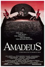 Amadeus 1984 - Vintage Classic Movie Poster