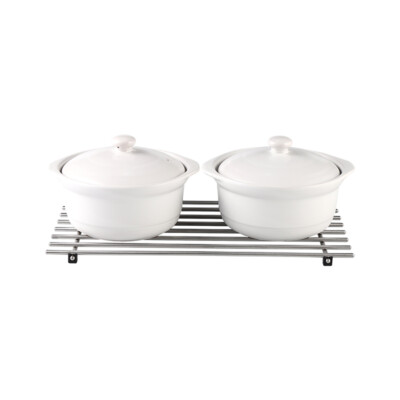Stainless Steel Pot Trivet, Wire Steamer Kettle Rack Holder Cookware Accessories Fit For Pots Cookware Pans 20cm