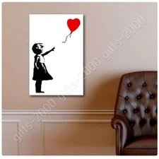 Balloon Girl by Banksy | Ready to Hang Canvas | Wall art artwork picture paint