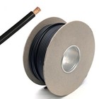 AUTOMOTIVE 12V 24V SINGLE CORE WALL BLACK CABLE WIRE 6MM 50 AMP - 100M ROLL
