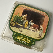 Sous-verres en liège John Deere (4) tracteur modèle A & H fille de papa / photo parfaite