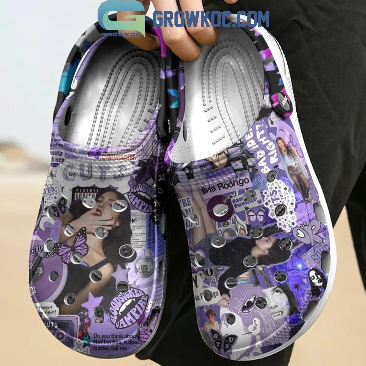 Olivia Rodrigo Blood Sucker Vampire 2024 Clogs