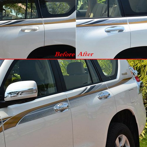 16PCS Exterior Car Door Handle Bowl Cover Trim For Toyota Prado FJ150 2010-2021 - Picture 2 of 9