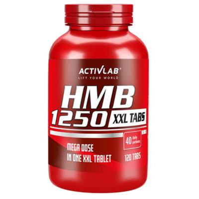 HMB 1250 mg - XXL 120 Tablets - Lean muscle mass growth recovery fat reduction