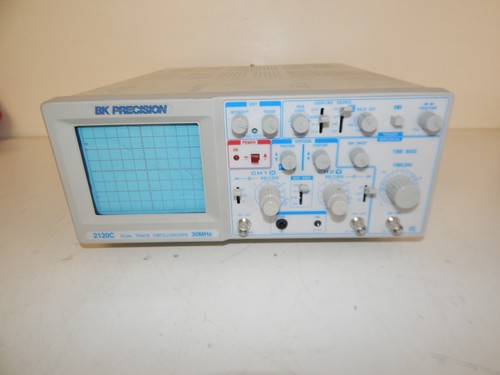 BK PRECISION 2120C DUAL TRACE OSCILLOSCOPE 30MHZ (PSM58) - Picture 2 of 11