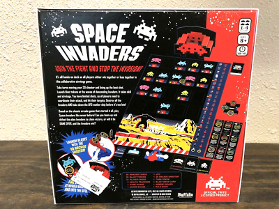 Space Invaders A Co-Op Dexterity Board Game Taito Taitronics
