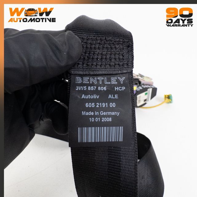 06-13 BENTLEY CONTINENTAL FLYING SPUR REAR RIGHT THREE POINT SAFETY SEAT BELT OE