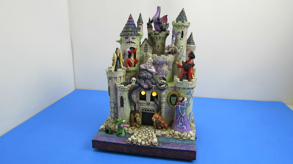 Walt Disney Showcase Collection Jim Shore Tower Of Fright Lights