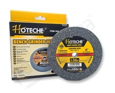 PIETRA DISCO ABRASIVO PER MOLA DA BANCO 150mm e 200mm ALL'OSSIDO D'ALLUMINIO 