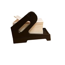 Label Holder for Rolls or Fan-Fold Labels,Black Stand for 4X6" Thermal paper