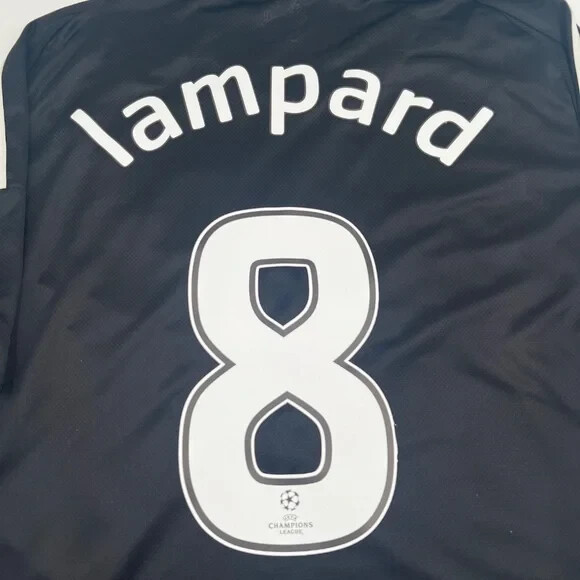Lampard #8 Chelsea FC 2008/2009 Away ORIGINAL Adidas Rare Soccer