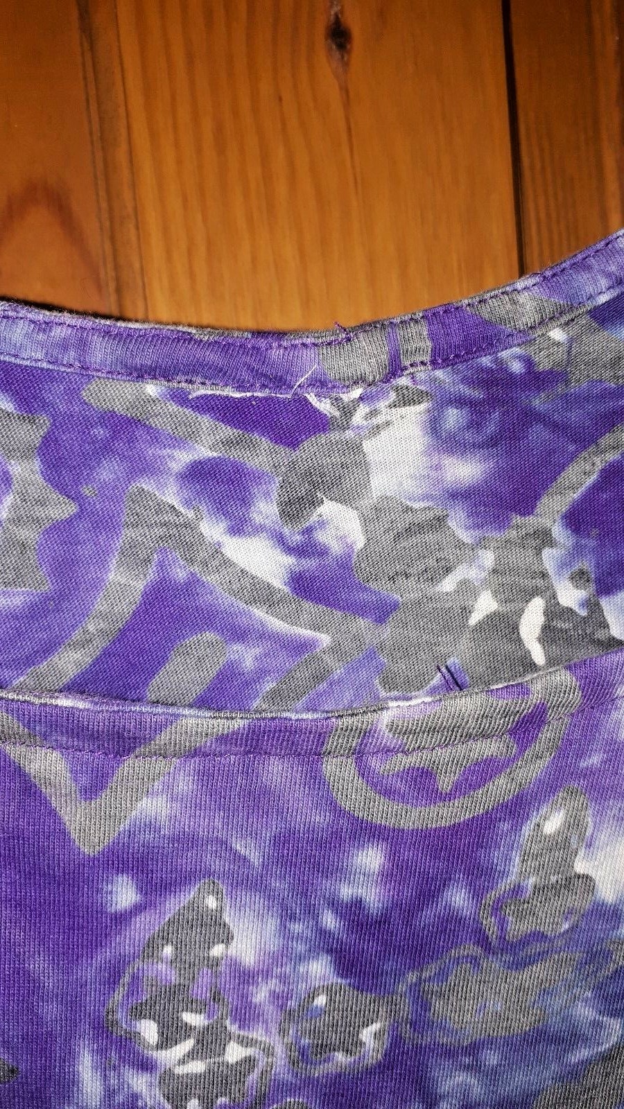 Vintage Nomads purple batik stars sun ethnic hippie boho gypsy festival dress image 3