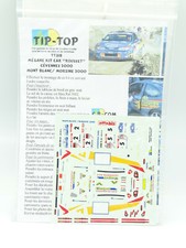 Tip Top Adesivi Per Modelli 1/43 - Renault Megane Mont Blanc Cevennes 2000