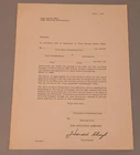 Vtg 1947 Coca Cola Sugar Rationing Form Letter - 40s Post WWII Ration Ephemera