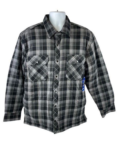 bc clothing men's flannel shirt jacket