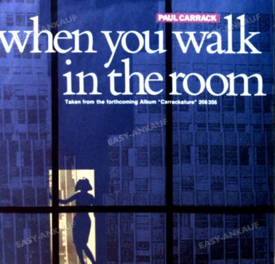 Paul Carrack - When You Walk In The Room Europe 7in 1987 (VG/VG+) .