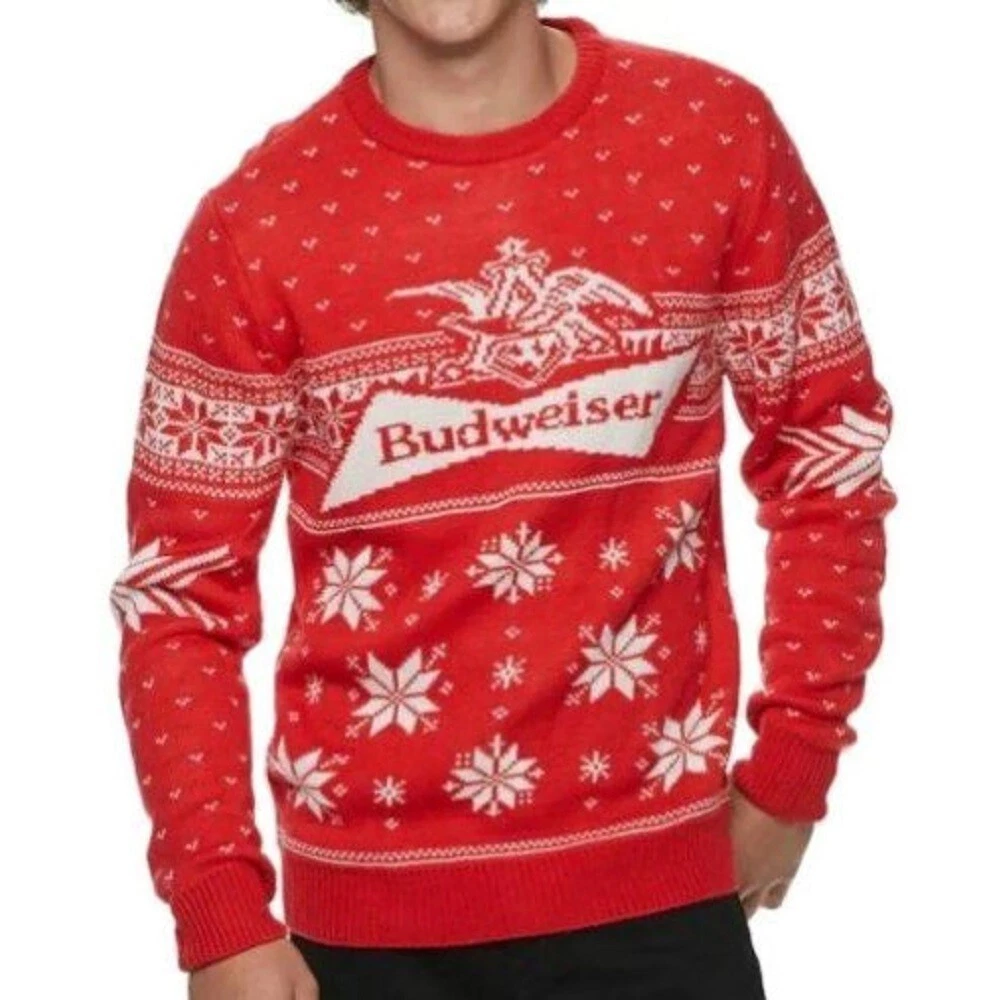 Budweiser sweater hotsell