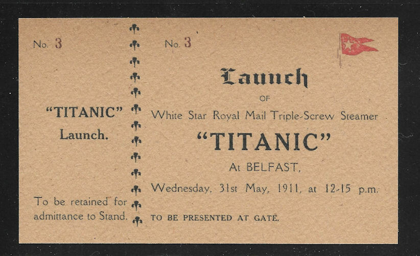 Titanic Ticket