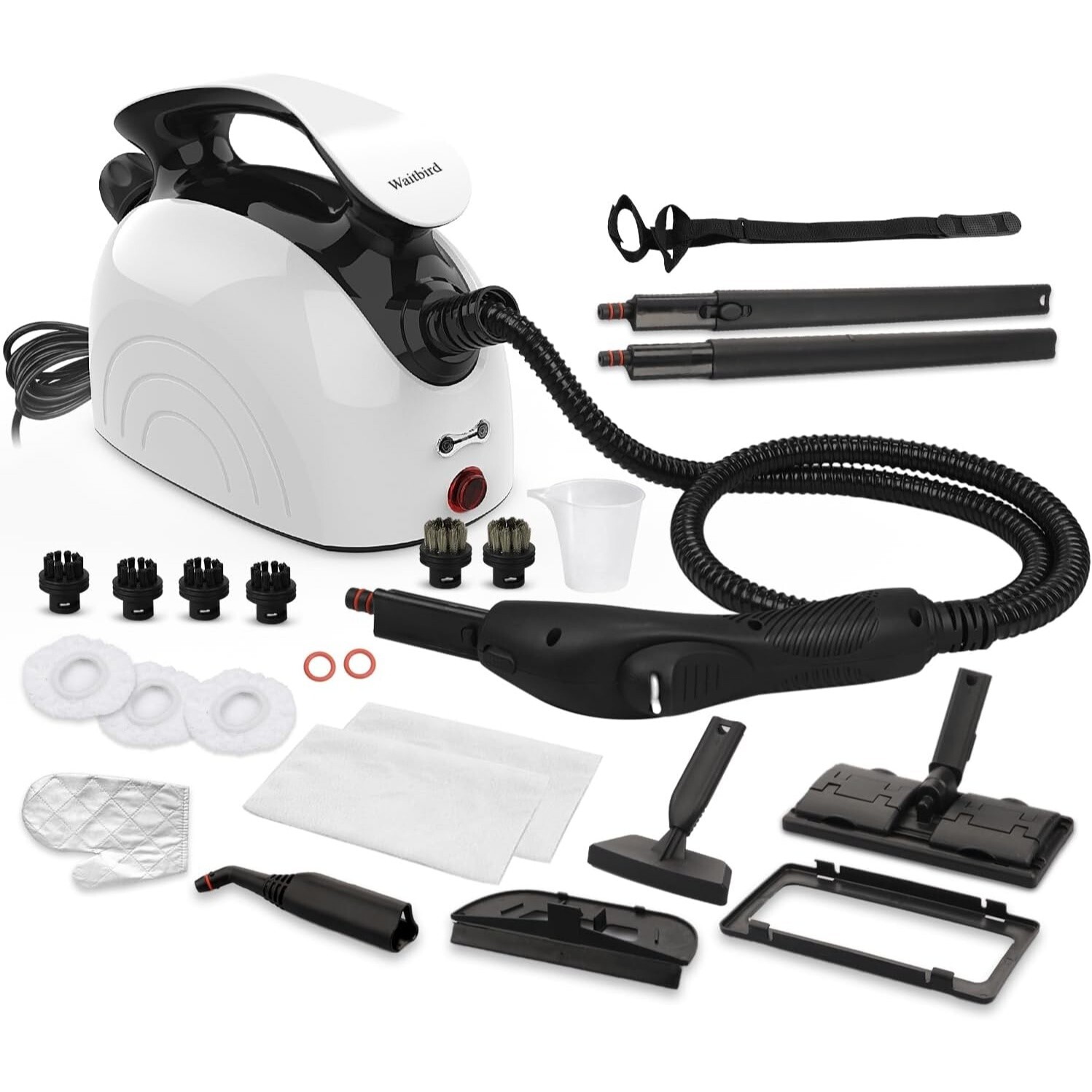 Powerful Multipurpose Steam Cleaner with 21 Attachments, Portable Handheld Steamer-image