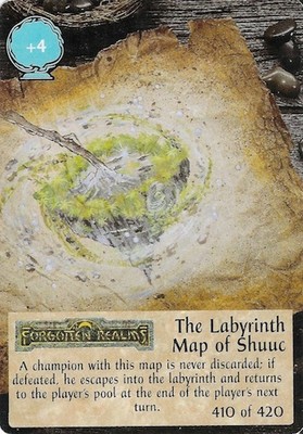 Spellfire - 2nd Edition Chase #410 - 2nd/410 - The Labyrinth Map of Shucc - D&D