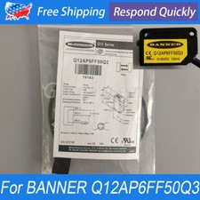 For Banner Q12AP6FF50Q3 10-30VDC 50mm PNP Min...