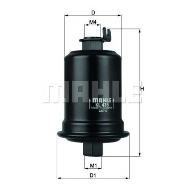 Knecht Kraftstofffilter Passend FüR Toyota Avensis Station Wagon-image