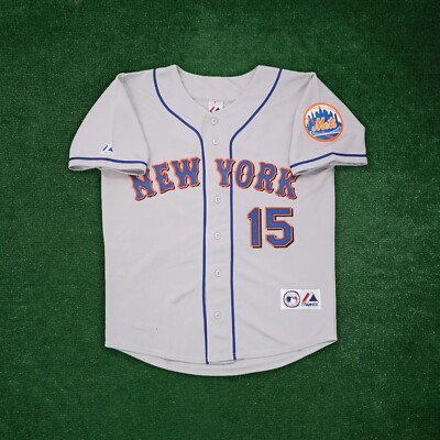 Carlos Beltran New York Mets Men's Grey Road Jersey w/ Team Patch