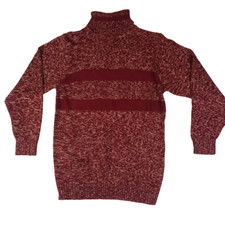 Vintage Earth Style Turtle Neck Jumper Size Medium New Old Stock