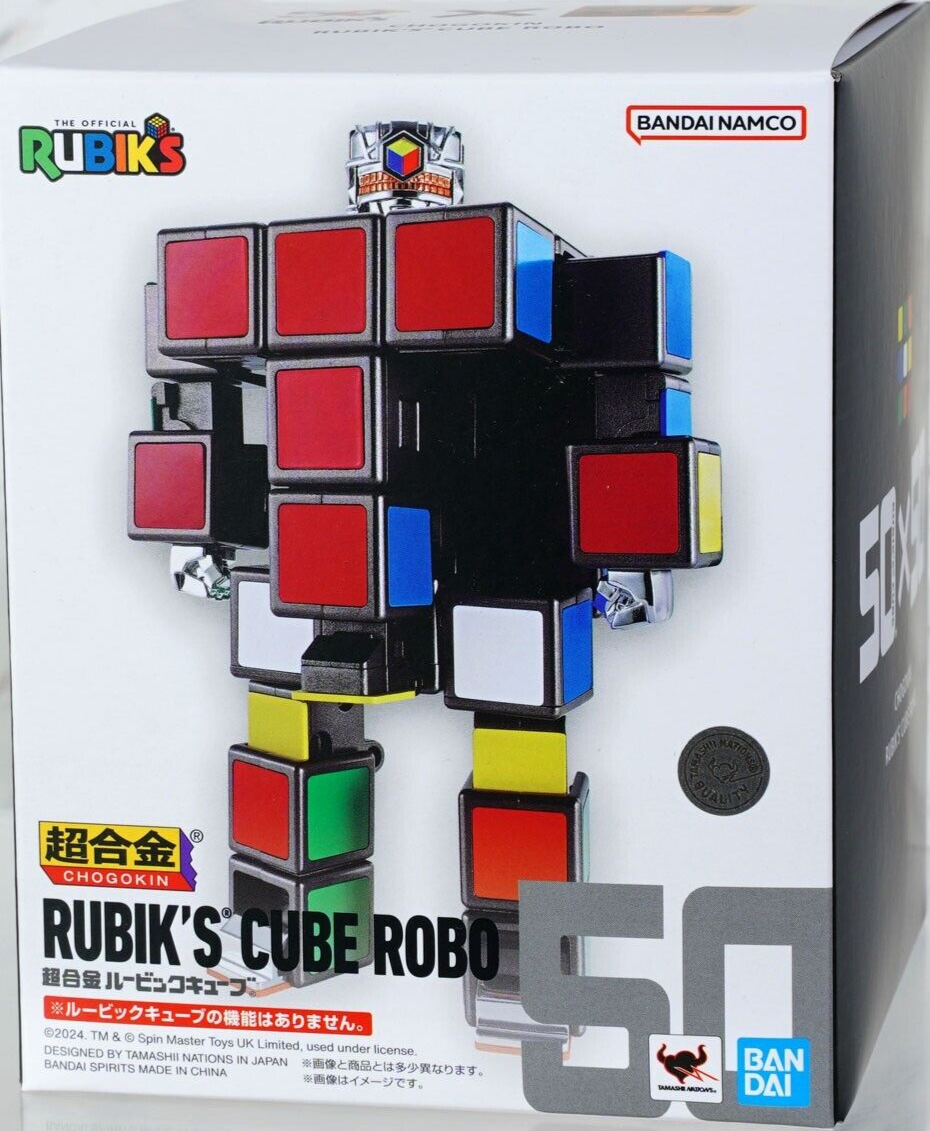 Chogokin Rubik`s Cube Robo IL CUBO DI RUBIK ROBOT Bandai Tamashii Official