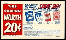 USA. JERSEY CITY New Jersey Postcard 1920s Colgate Palmolive Peet Advertising