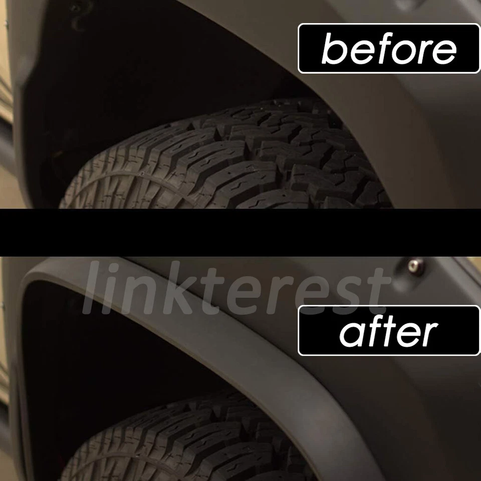 For Toyota Land Cruiser Car SUV 2‘’ Flexible Extend Wheel Fender Flares Protect Foto 3 de 4