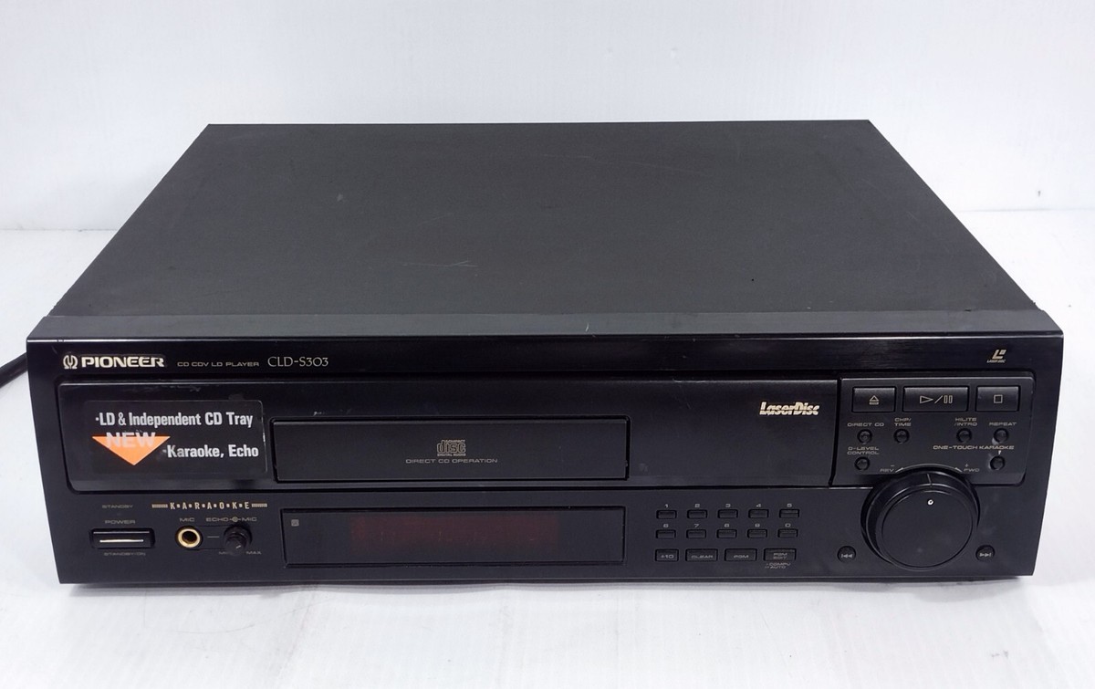Pioneer CLD-S303 LaserDisc CD CDV Karaoke Player No Remote | eBay