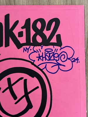 Authentic Blink-182 SIGNED ERIC HAZE Vinyl Record One More Time