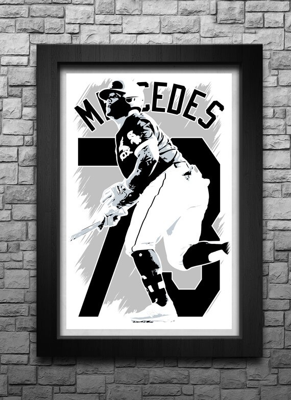 YERMIN MERCEDES art print/poster CHICAGO WHITE SOX FREE S&H
