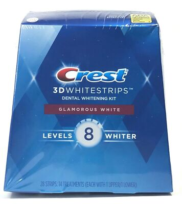 #ad Crest 3D White Hydrogen Peroxide Teeth Whitening Strips Pack of 14 $30.00