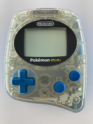 Nintendo Pokemon mini Console game (Uper blue Color) + 2Pokemon