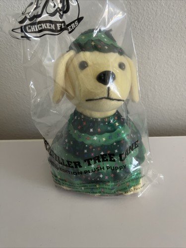 Raising Canes Rockefeller Tree Cane 2023 Holiday Plush Puppy Dog NEW YORK SEALED