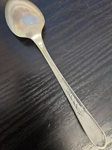 Cucharadita Wm Rogers Mfg Co. Priscilla/Dama Ann plateada 61/8" de colección 1941 - Imagen 13 de 15