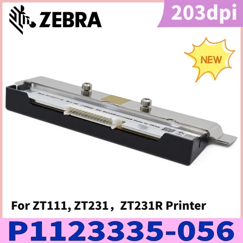 Zebra Genuine P1123335-056 203dpi Printhead For ZT231 ZT231RZT111 Printer
