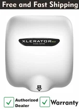 Excel Dryer XLERATOR® XL-BWH Hand Dryer with HEPA Filter - White BMC