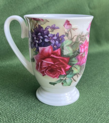 Stechcol Tea Cup Roses Gracie Bone China Garden Botanical Ships Free
