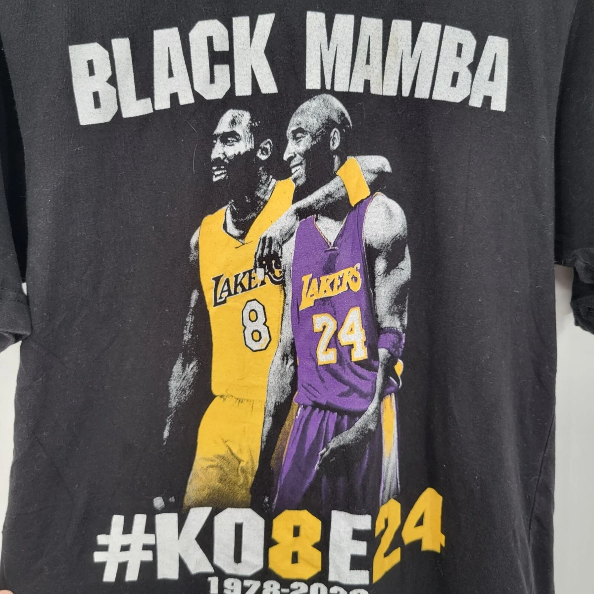 T shirt kobe bryant black mamba hot sale