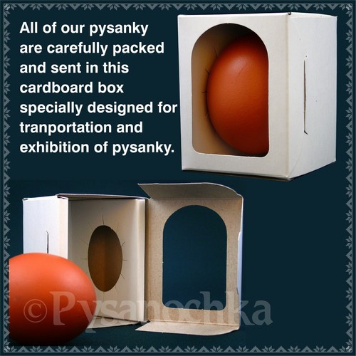 Ukrainian Pysanky Etched Pysanka Chicken Easter Egg Art. Pisanka. Osterei - Picture 9 of 16