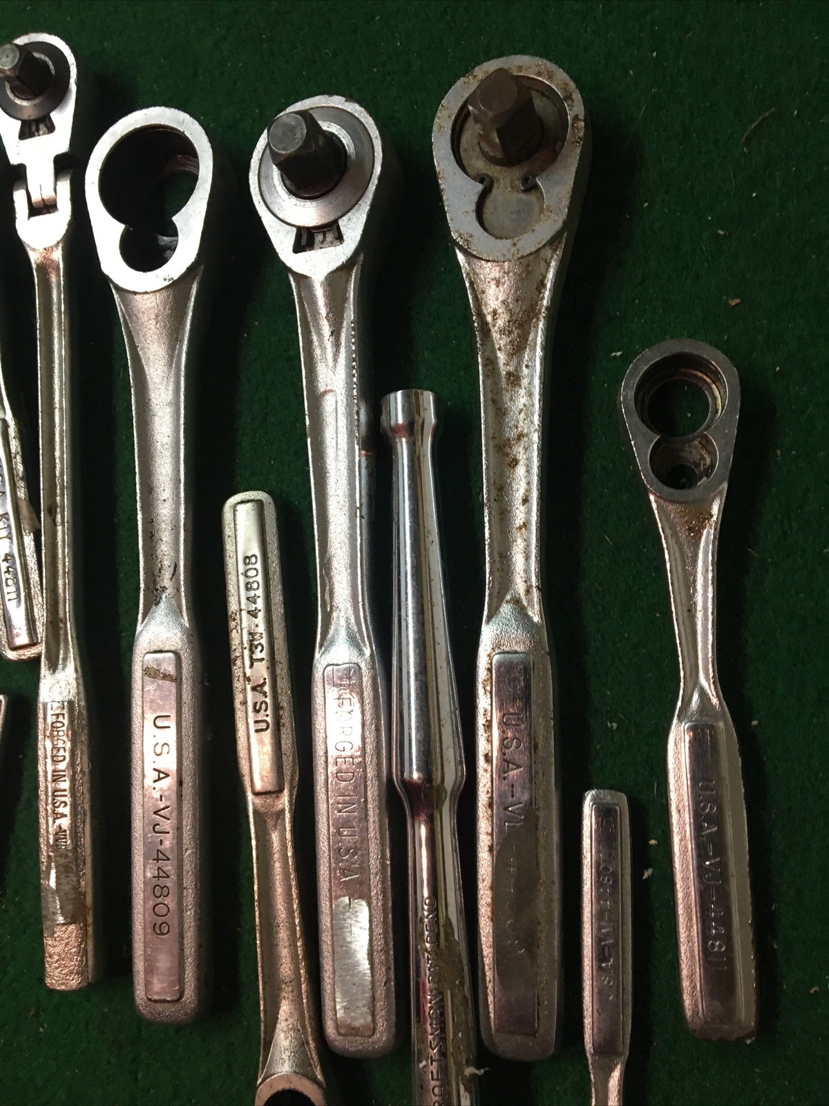 Lot of 12 Craftsman Ratchets 1/4", 3/8", 1/2" Drive For Parts Or