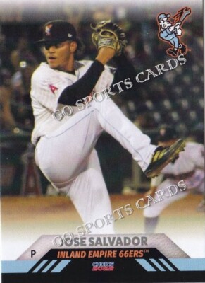 2022 Inland Empire 66ers Jose Salvador RC Rookie Los Angeles