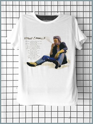 T-Shirt Serge Gainsbourg Vieille Canaille französischer Sänger Musik Jazz Dichter