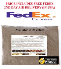 FREE FEDEX AIR -- 100G HAIR FIBERS REFILL FINALLY HAIR CONCEALER FILLER FIBERS