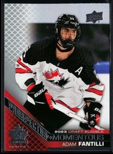 2022-23 Upper Deck Team Canada Juniors Prospectus Momentous #PM-11 Adam Fantilli